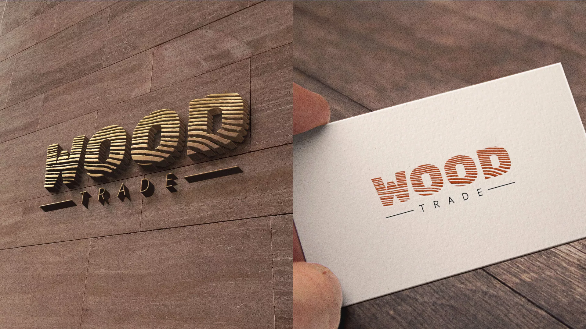 Разработка логотипа для компании «Wood Trade» в Агидели