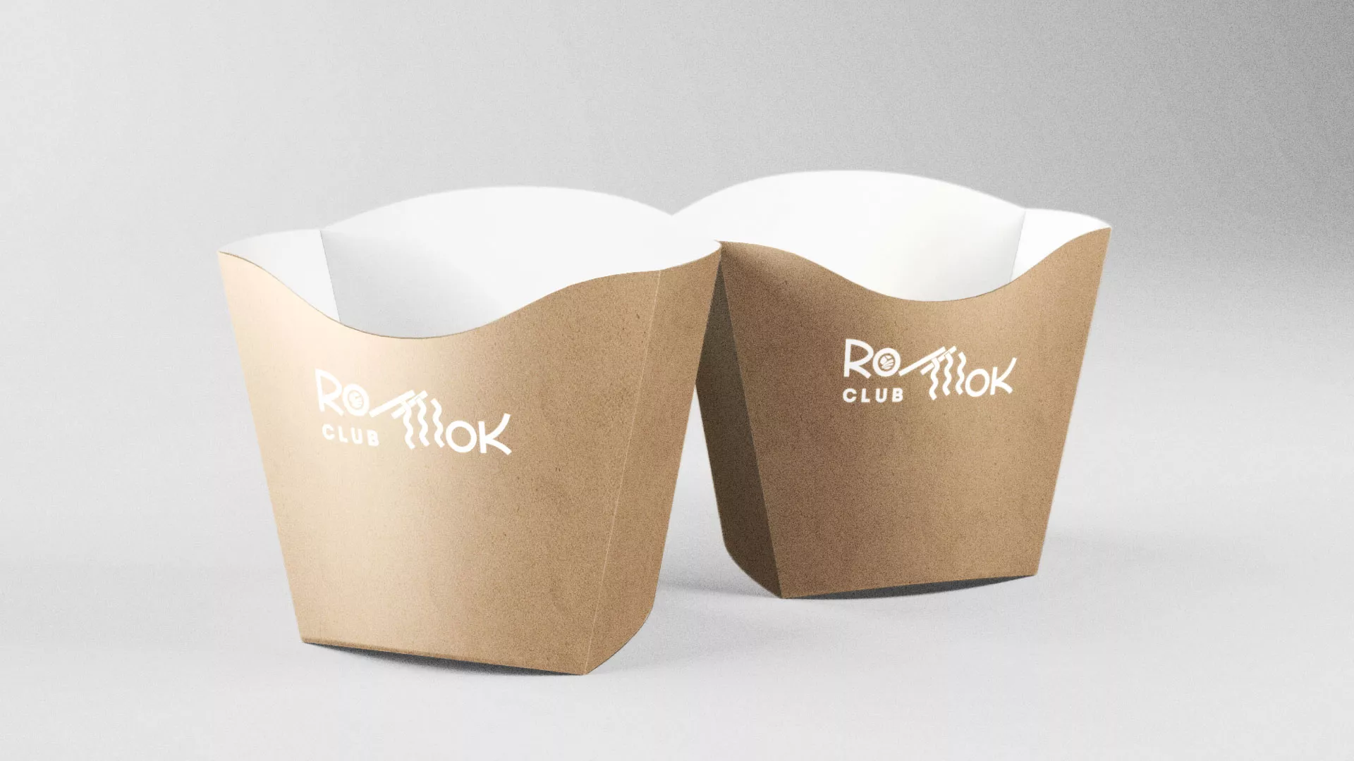 Создание логотипа суши-бара «Roll Wok Club» в Агидели