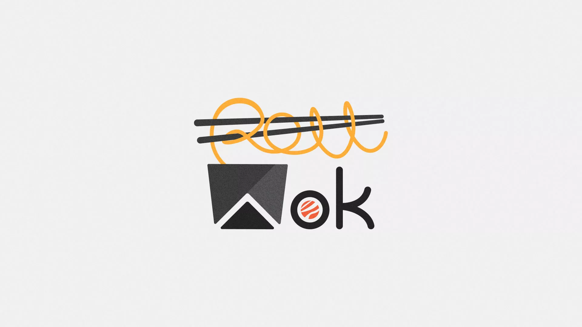 Разработка логотипа в Агидели для суши-бара «Roll Wok Club» Разработка логотипа в Агидели для суши-бара «Roll Wok Club»